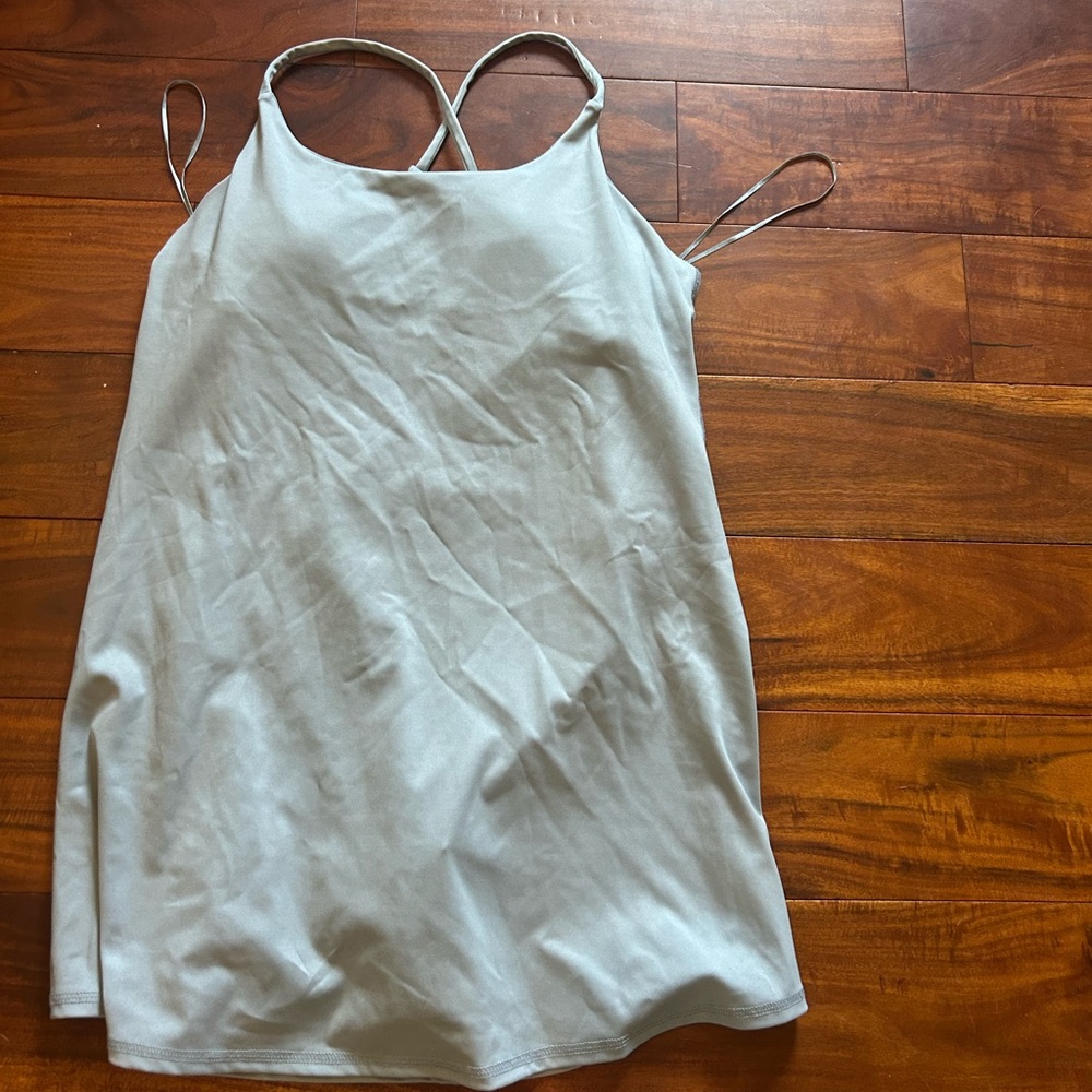 Aeropostale powder blue/light grey active dress built in shorts L